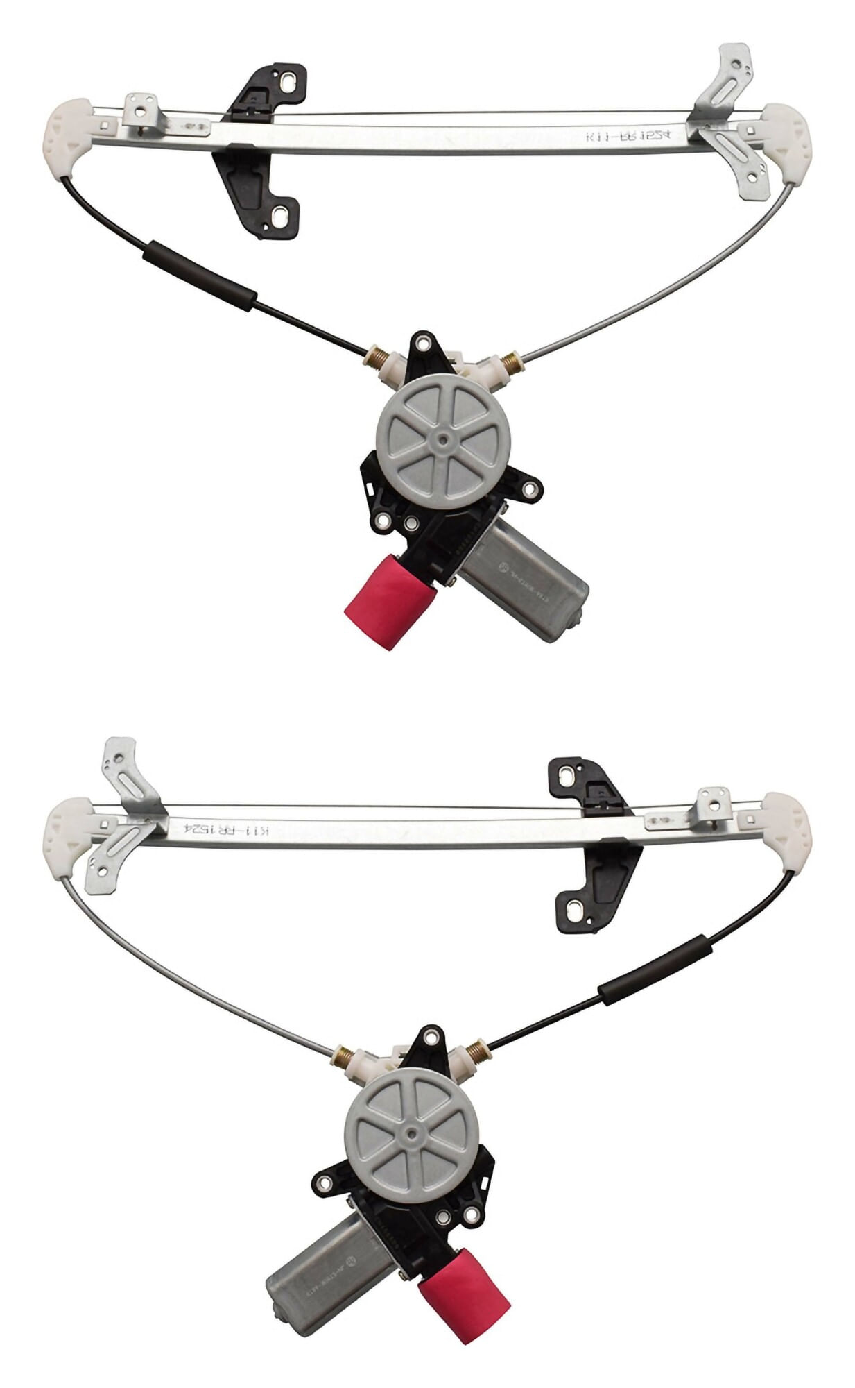 Par De Elevadores De Cristal Traseros Con Motor