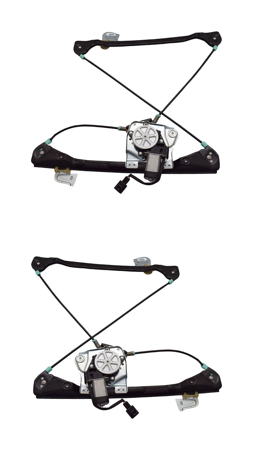 Par De Elevadores De Cristal Delanteros Con Motor