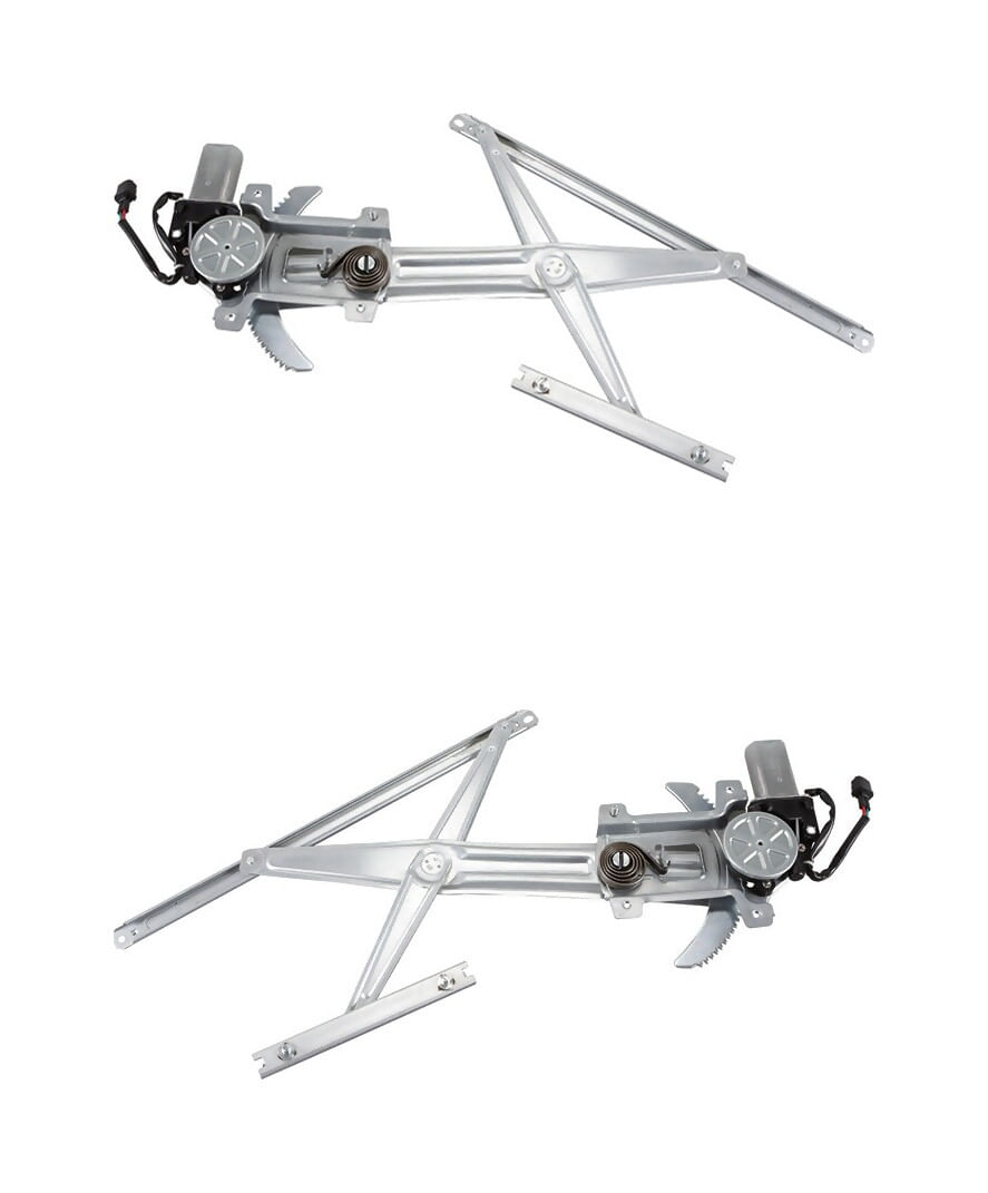 Par De Elevadores De Cristal Delanteros Con Motor