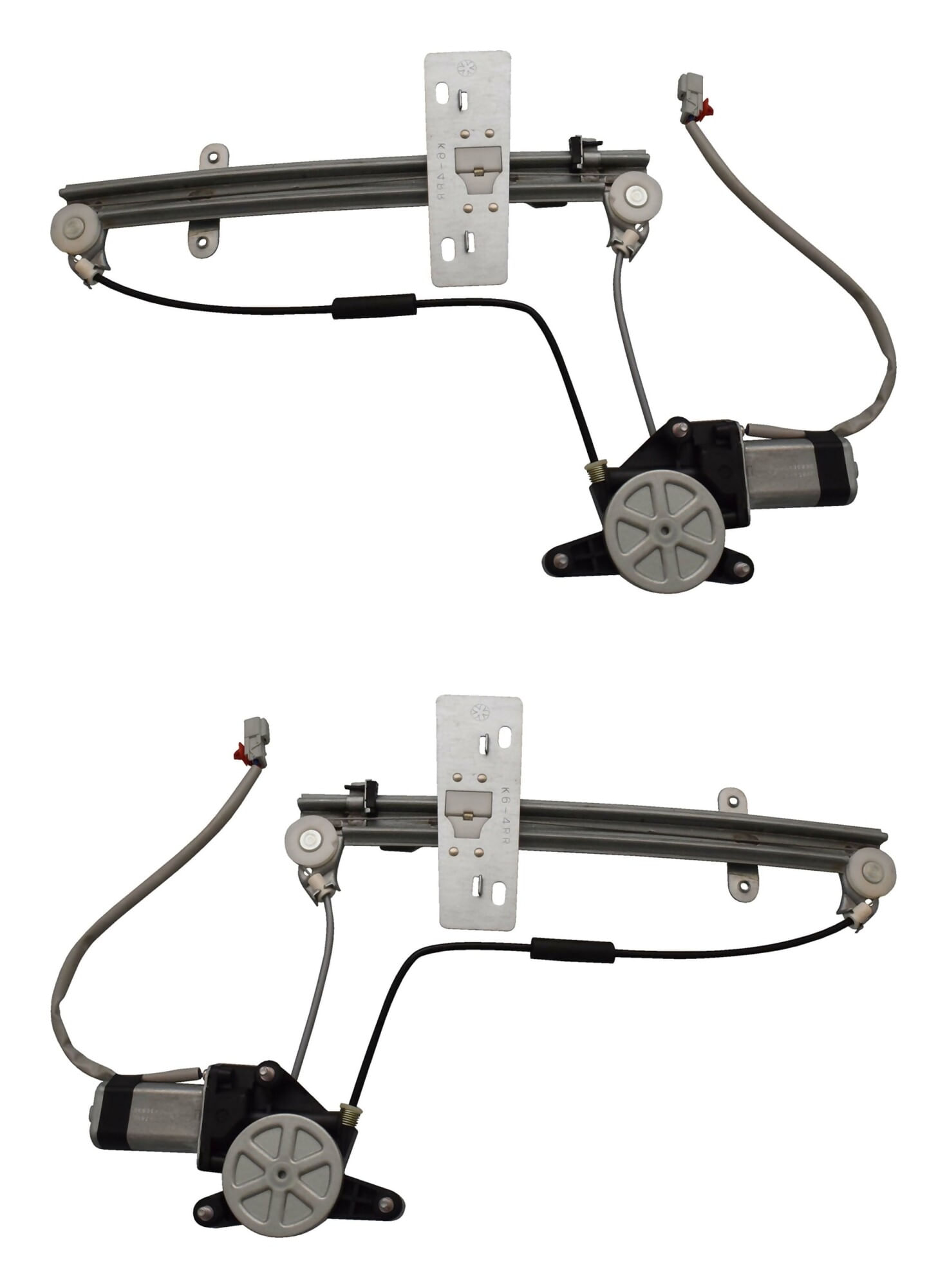 Par De Elevadores De Cristal Traseros Con Motor