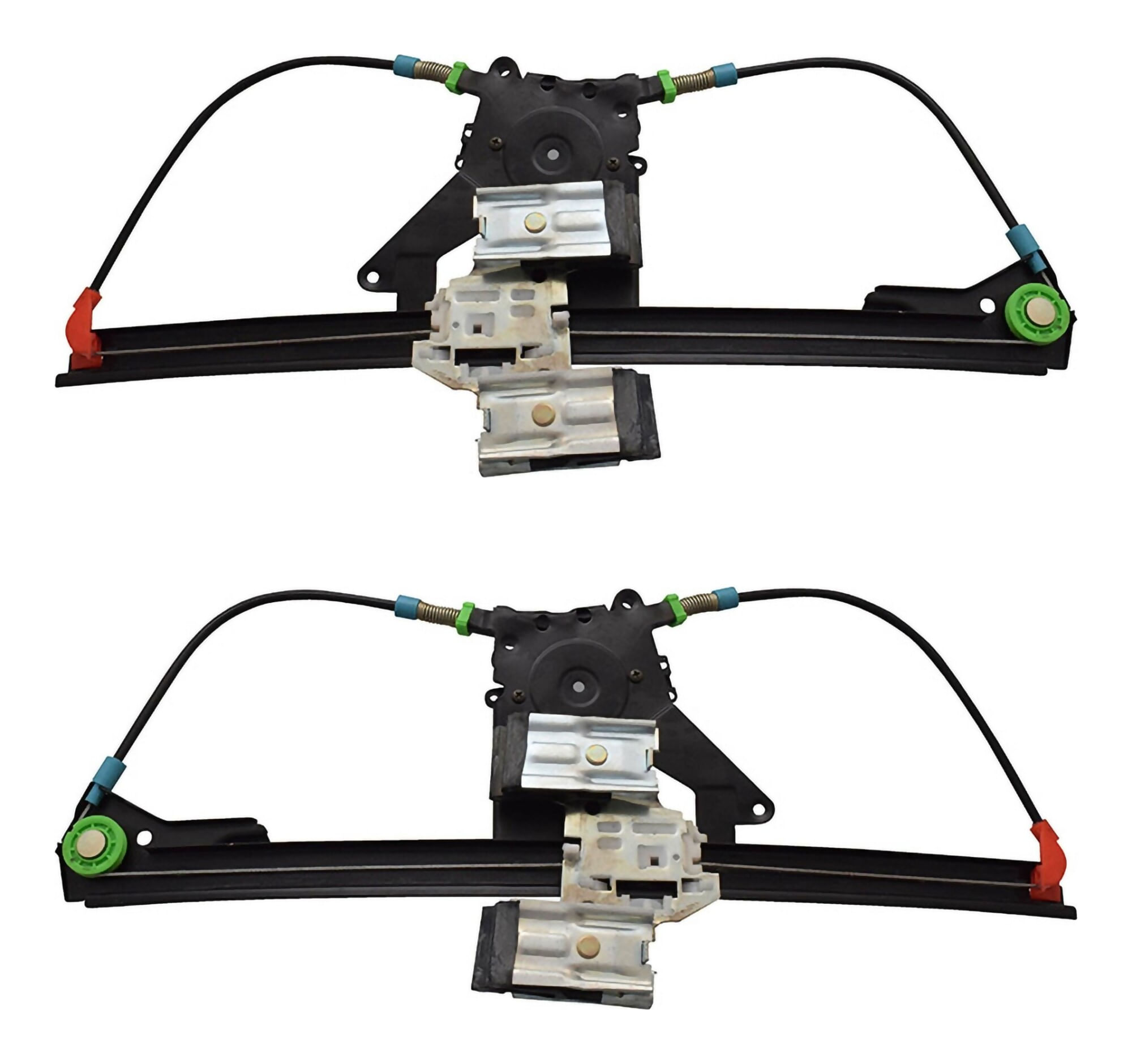 Par De Elevadores De Cristal Traseros Sin Motor