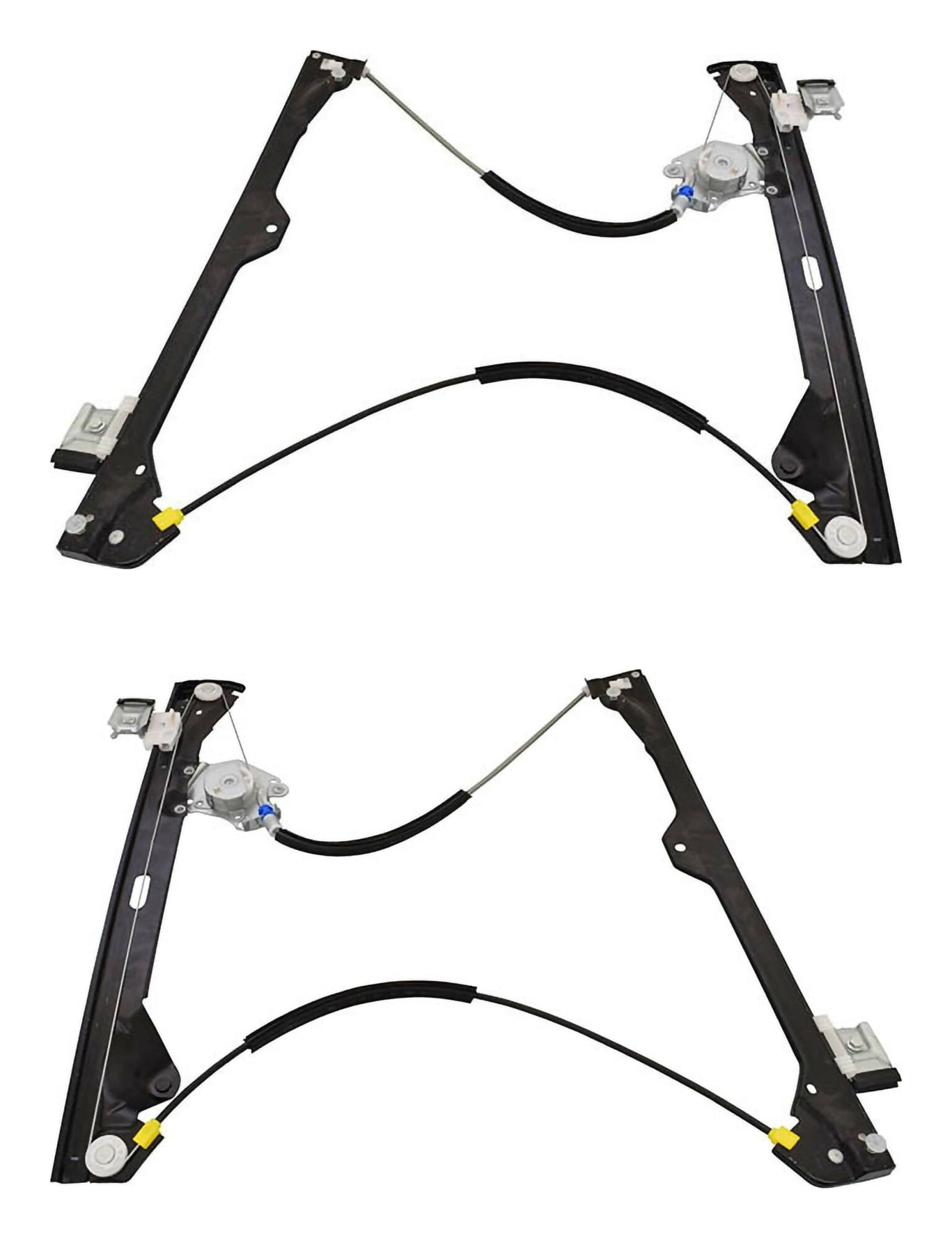 Par De Elevadores De Cristal Traseros Sin Motor