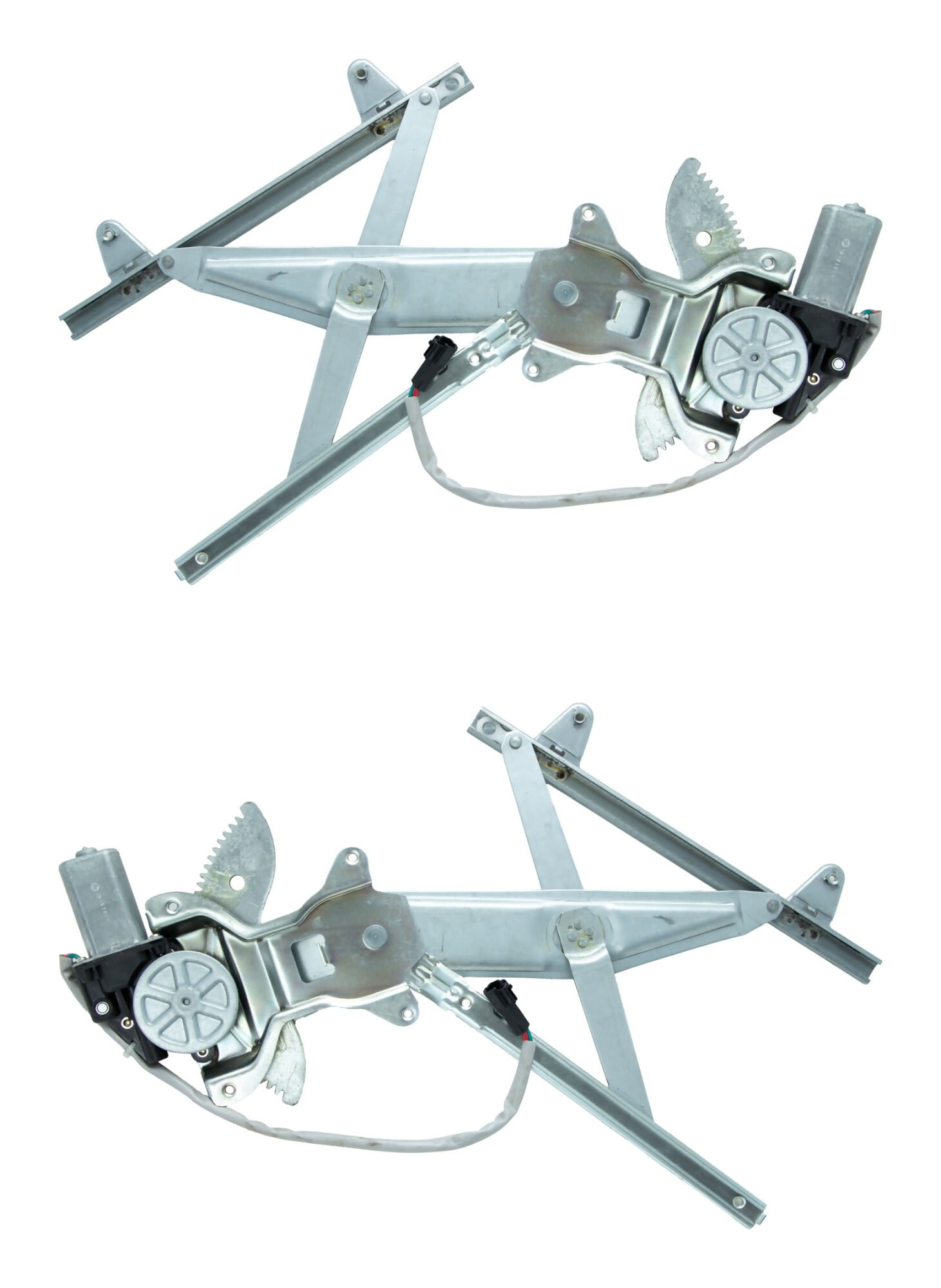 Par De Elevadores De Cristal Traseros Con Motor