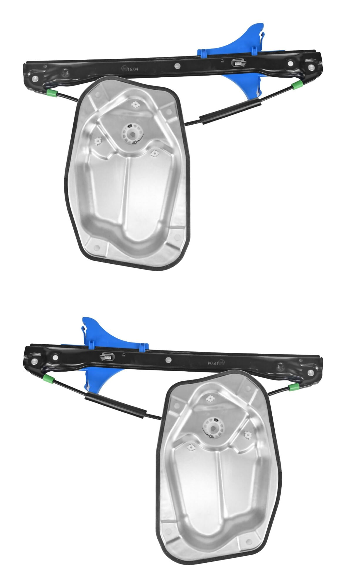 Par De Elevadores De Cristal Eléctricos Traseros Sin Motor