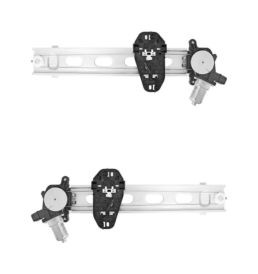 Par De Elevadores De Cristal Delanteros Con Motor