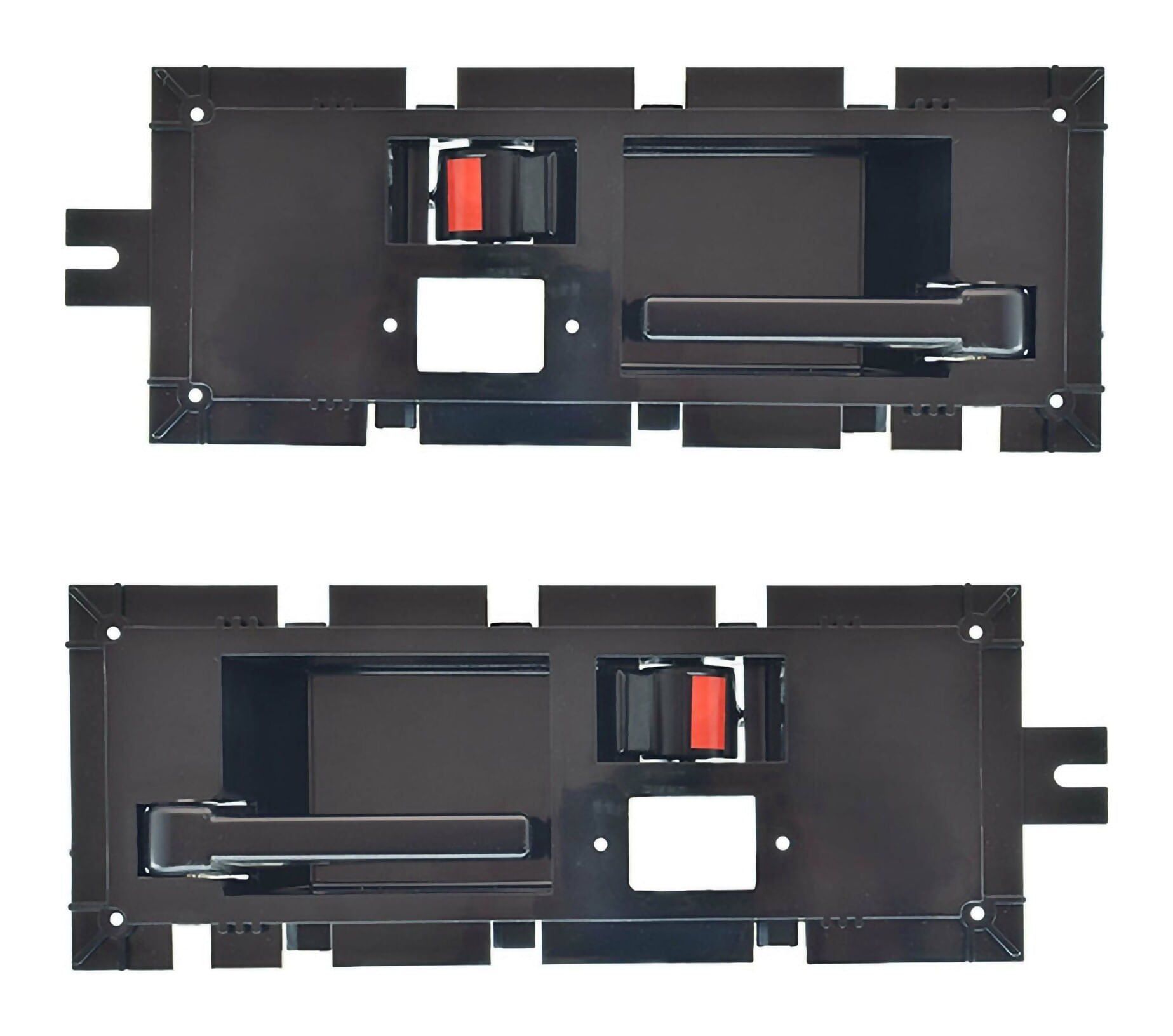 Par De Manijas De Puertas Interiores Delanteras Negro