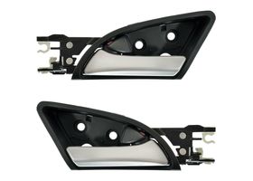 Par De Manijas De Puertas Interiores Delanteras O Traseras Gris/Plata