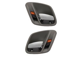 Par De Manijas De Puertas Interiores Delanteras O Traseras Gris/Cromado