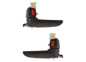 Par De Manijas De Puertas Interiores Delanteras O Traseras Negro