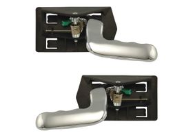 Par De Manijas De Puertas Interiores Delanteras O Traseras Cromado