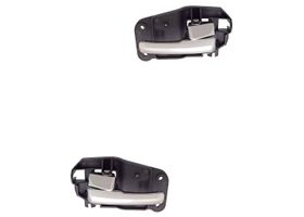 Par De Manijas De Puertas Interiores Delanteras Cromado