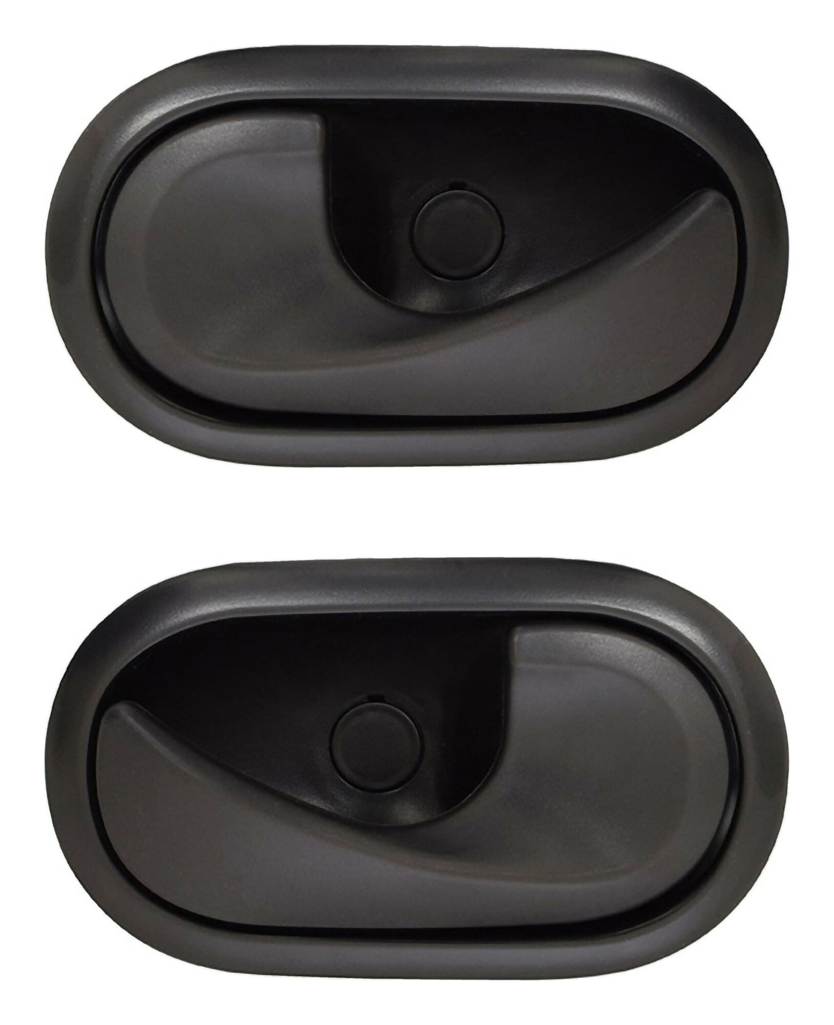 Par De Manijas De Puertas Interiores Delanteras O Traseras Negro