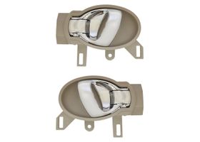 Par De Manijas De Puertas Interiores Delanteras O Traseras Gris/Cromado