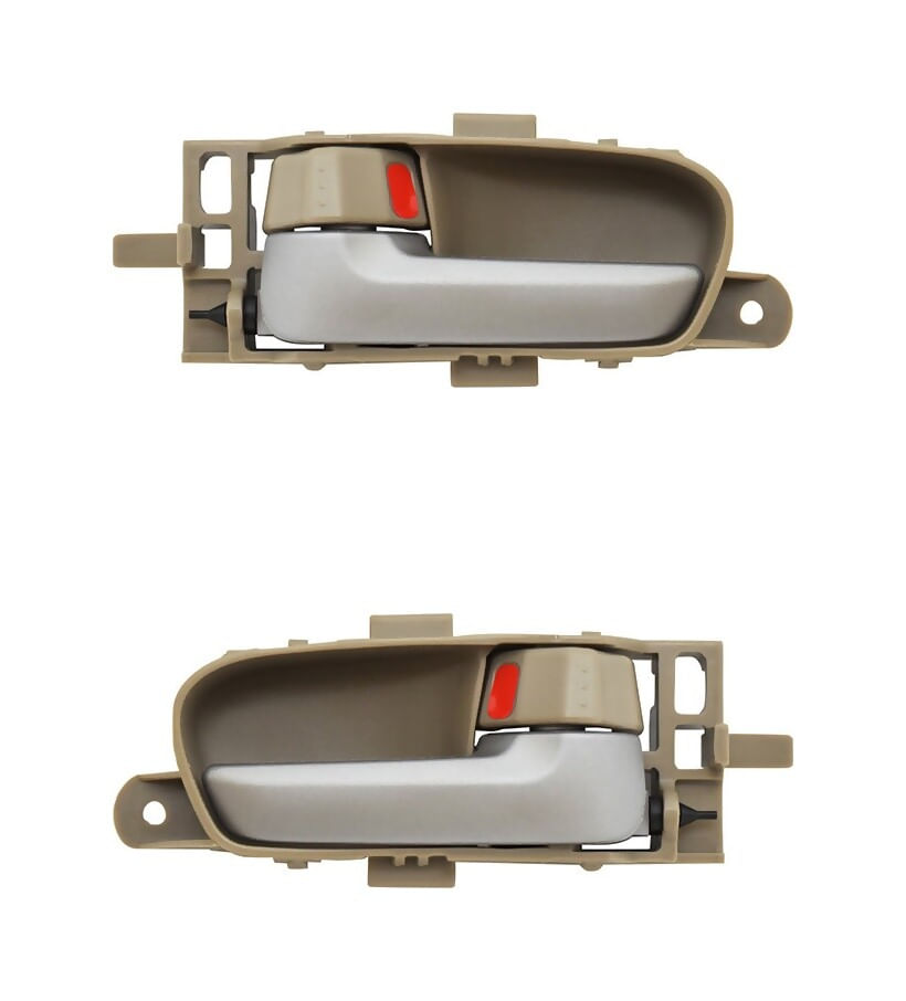 Par De Manijas De Puertas Interiores Delanteras O Traseras Beige/Gris