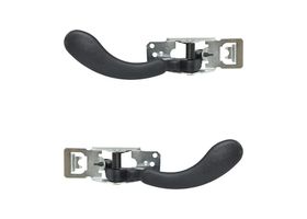 Par De Manijas De Puertas Interiores Delanteras Negro