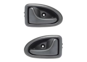 Par De Manijas De Puertas Interiores Delanteras Negro