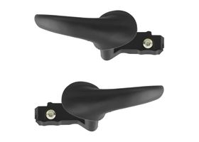 Par De Manijas De Puertas Interiores Delanteras O Traseras Negro