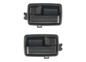 Par De Manijas De Puertas Interiores Delanteras O Traseras Negro Con Bisel