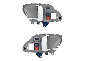 Par De Manijas De Puertas Interiores Delanteras O Traseras Gris/Cromado