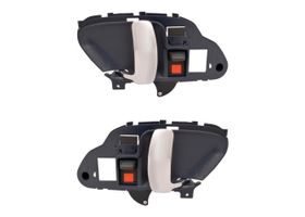 Par De Manijas De Puertas Interiores Delanteras O Traseras Azul/Cromado