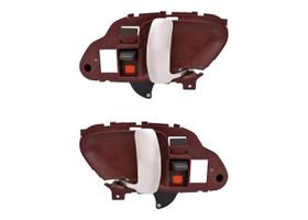 Par De Manijas De Puertas Interiores Delanteras O Traseras Tinto/Cromado