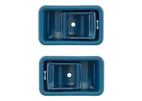 Par De Manijas De Puertas Interiores Delanteras O Traseras Azul