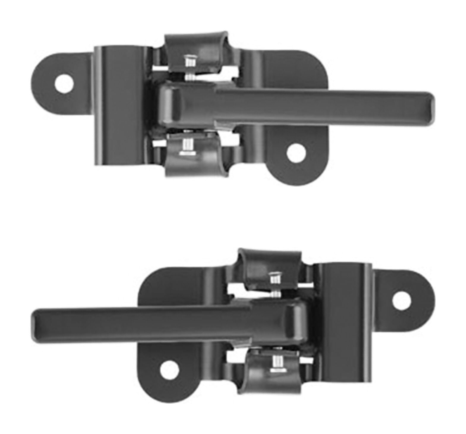 Par De Manijas De Puertas Interiores Delanteras Negro