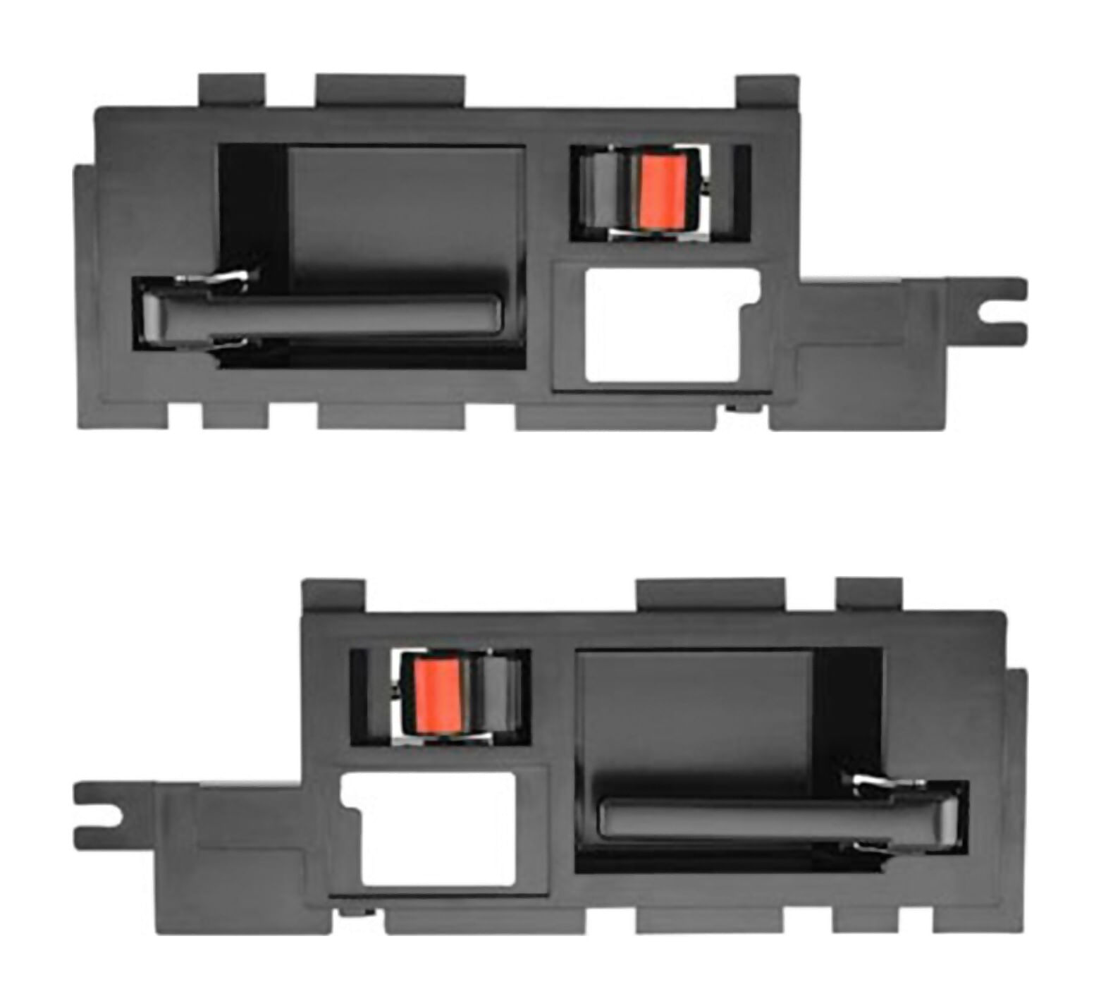 Par De Manijas De Puertas Interiores Delanteras Negro