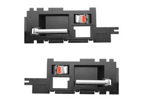 Par De Manijas De Puertas Interiores Delanteras Negro/Cromado
