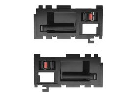 Par De Manijas De Puertas Interiores Delanteras Negro