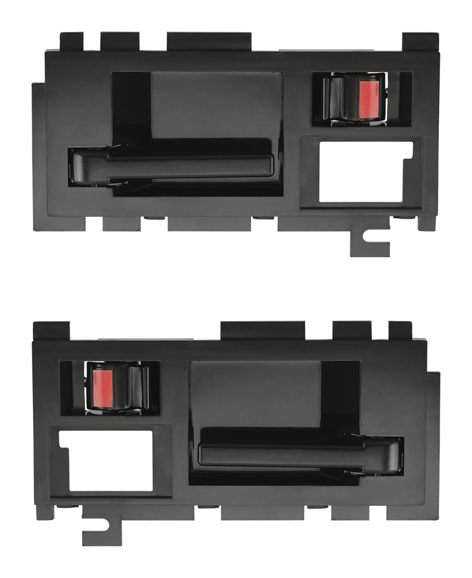 Par De Manijas De Puertas Interiores Delanteras Negro