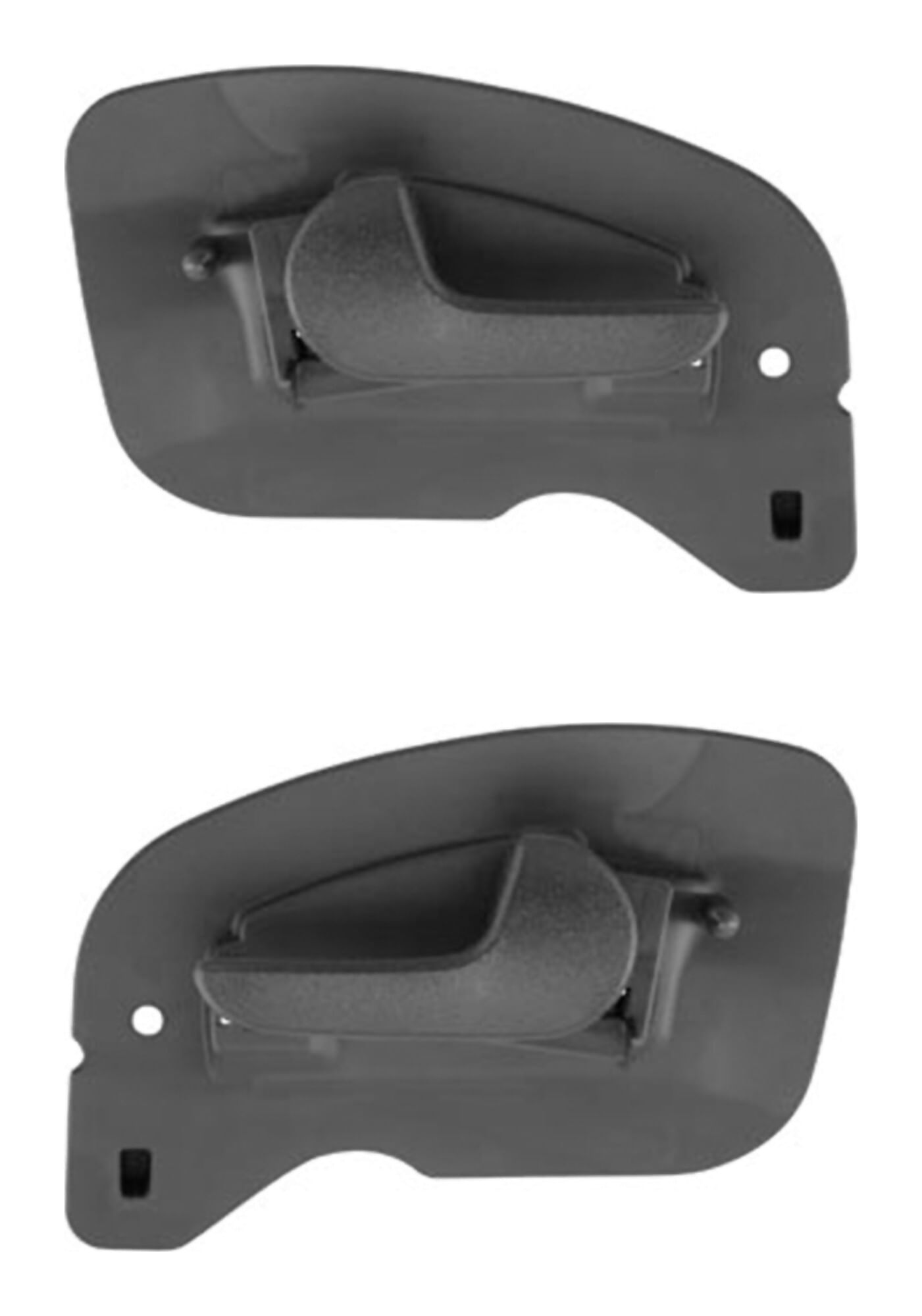 Par De Manijas De Puertas Interiores Delanteras Negro