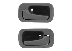 Par De Manijas De Puertas Interiores Delanteras O Traseras Gris Sin Hoyo Para Seguro