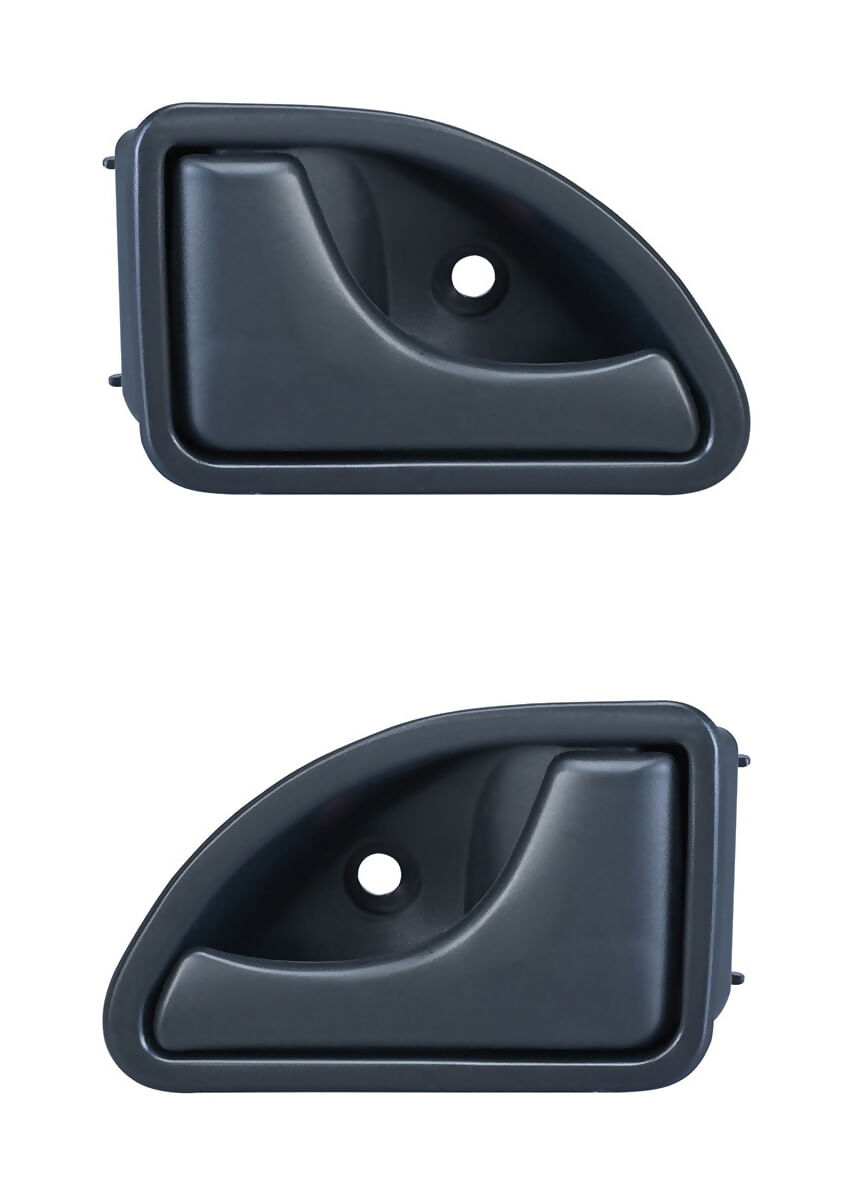 Par De Manijas De Puertas Interiores Delanteras Negro Hoyo 8 Mm