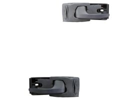 Par De Manijas De Puertas Interiores Delanteras Negro