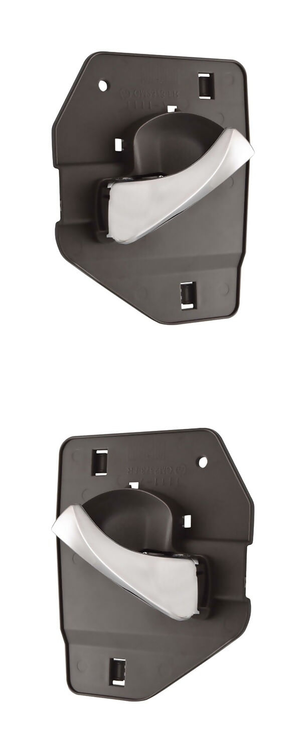 Par De Manijas De Puertas Interiores Delanteras Gris/Cromado