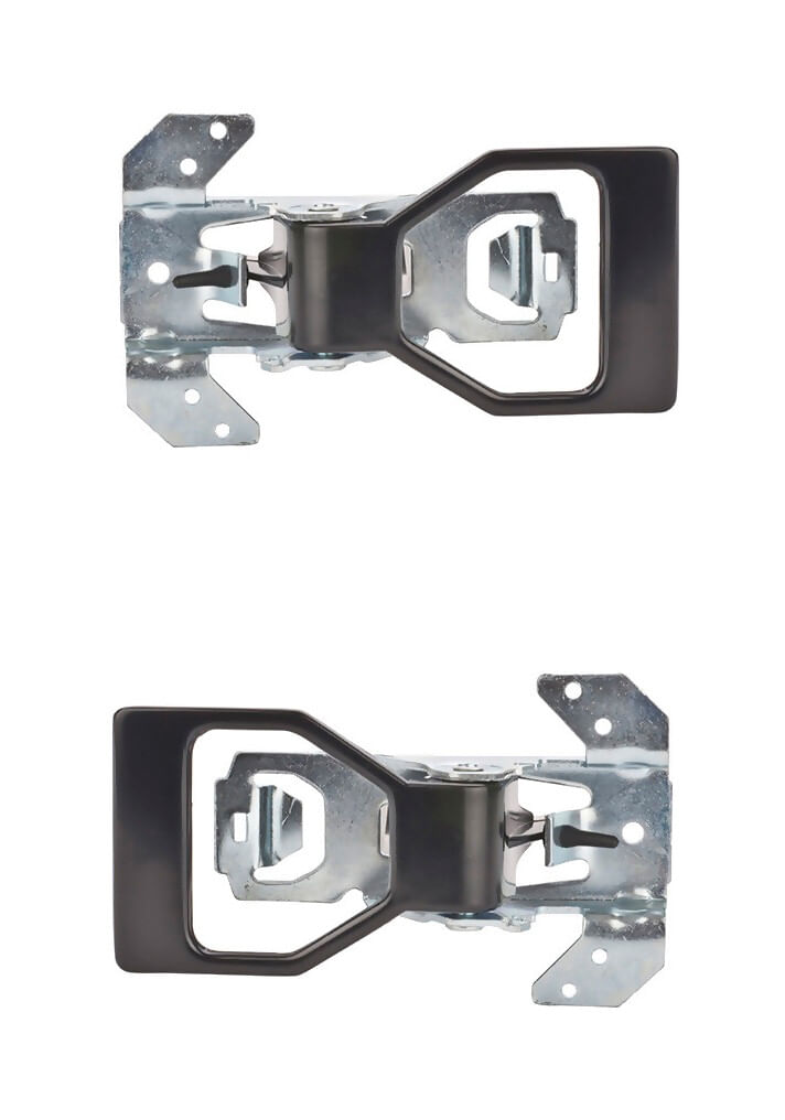 Par De Manijas De Puertas Interiores Delanteras O Traseras Negro