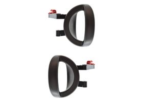 Par De Manijas De Puertas Interiores Delanteras O Traseras Negro