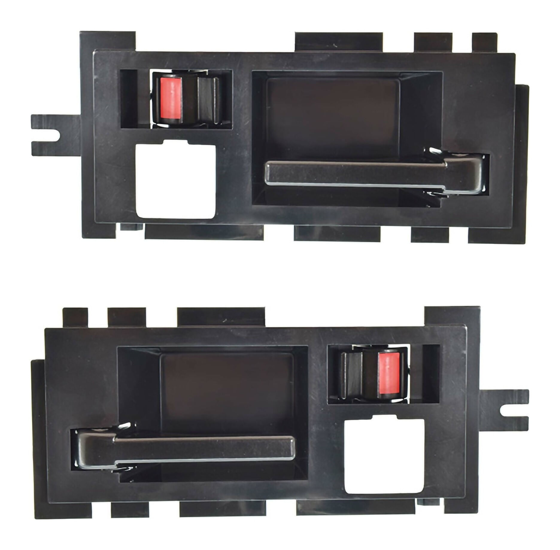 Par De Manijas De Puertas Interiores Traseras Negro