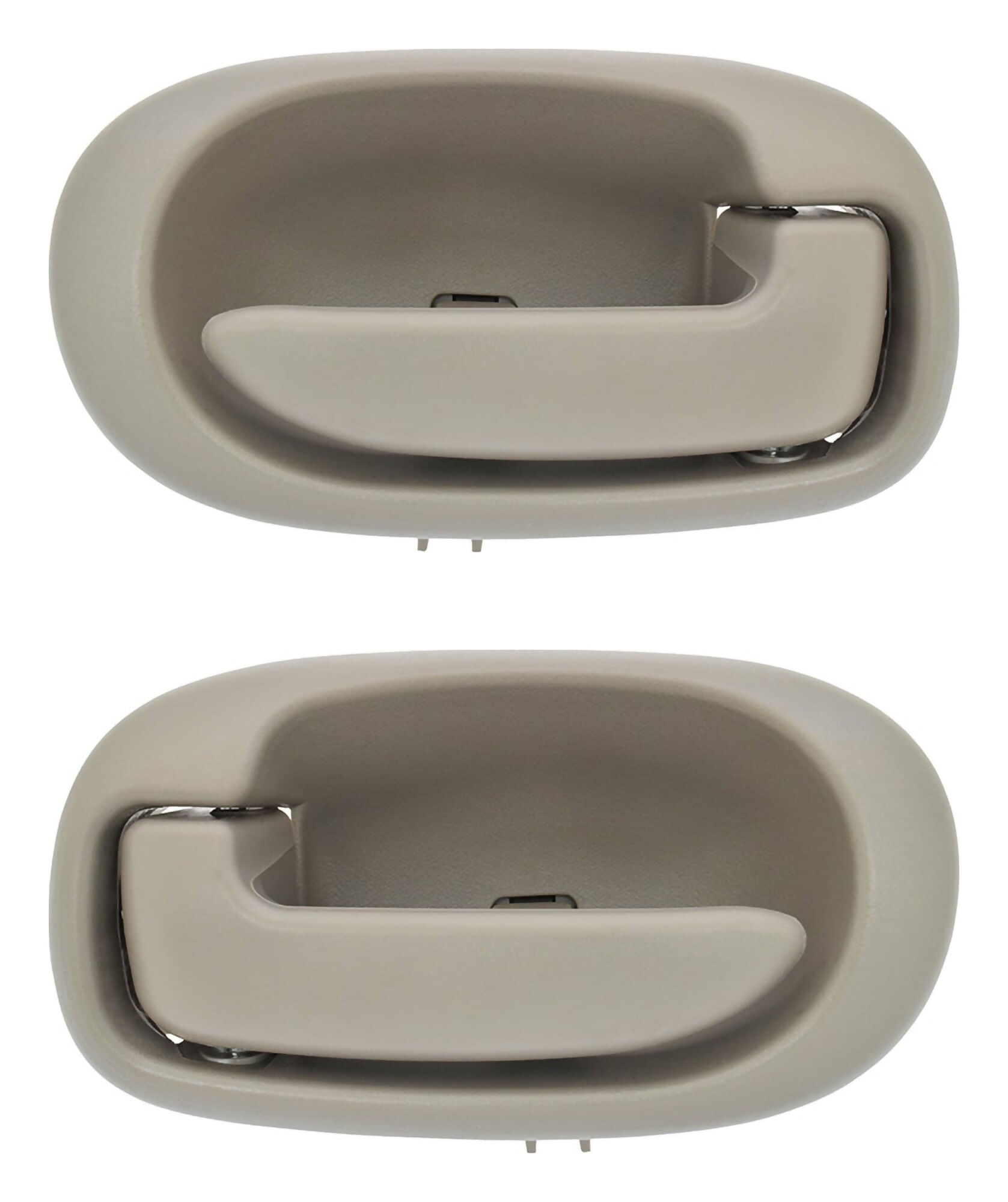 Par De Manijas De Puertas Interiores Traseras Gris Claro