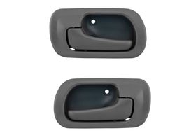 Par De Manijas De Puertas Interiores Delanteras O Traseras Gris Sin Hoyo