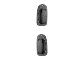 Par De Manijas De Puertas Interiores Traseras Negro