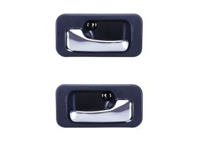 Par De Manijas De Puertas Interiores Traseras Azul/Cromado