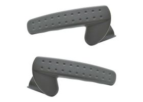 Par De Manijas De Puertas Interiores Delanteras O Traseras Gris