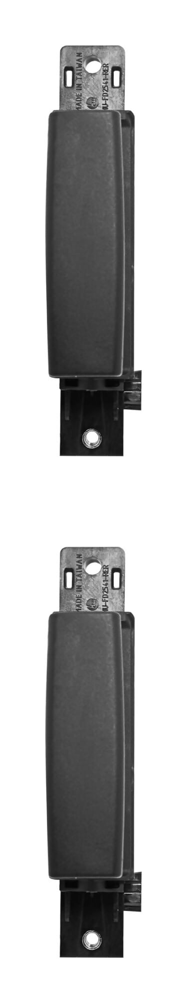 Par De Manijas De Puertas Interiores Delanteras Puerta Corrediza Negro Corrugado