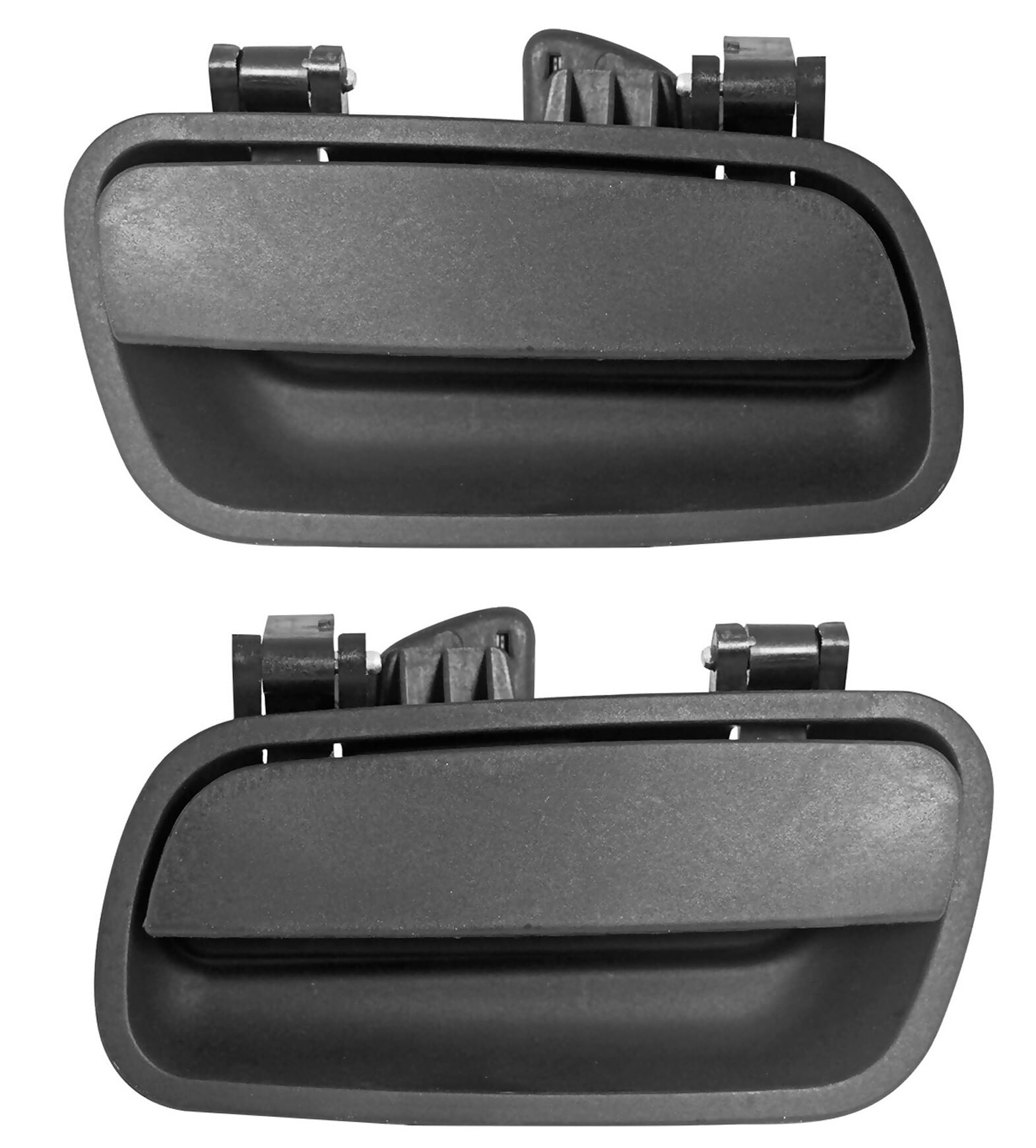 Par De Manijas De Puertas Interiores Delanteras Puerta Corrediza Negro Corrugado