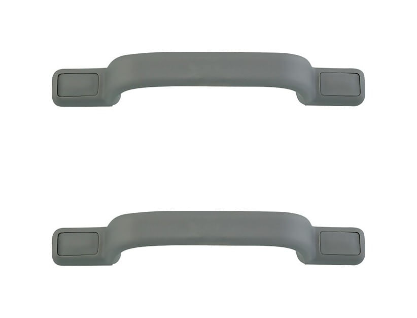 Par De Manijas De Puertas Interiores Delanteras Gris
