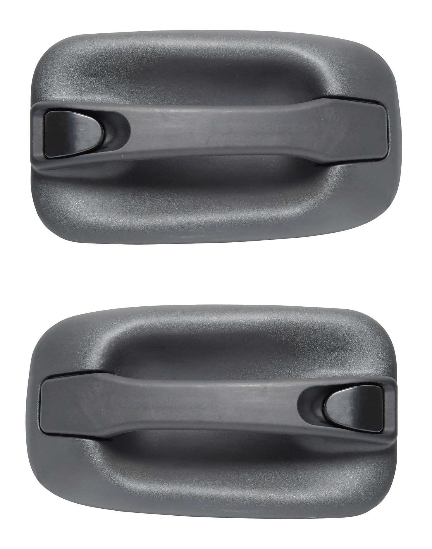 Par De Manijas De Puertas Exteriores Delanteras Corrugadas Negras Negro Corrugado