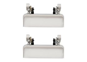 Par De Manijas De Puertas Exteriores Delanteras O Traseras Cromado