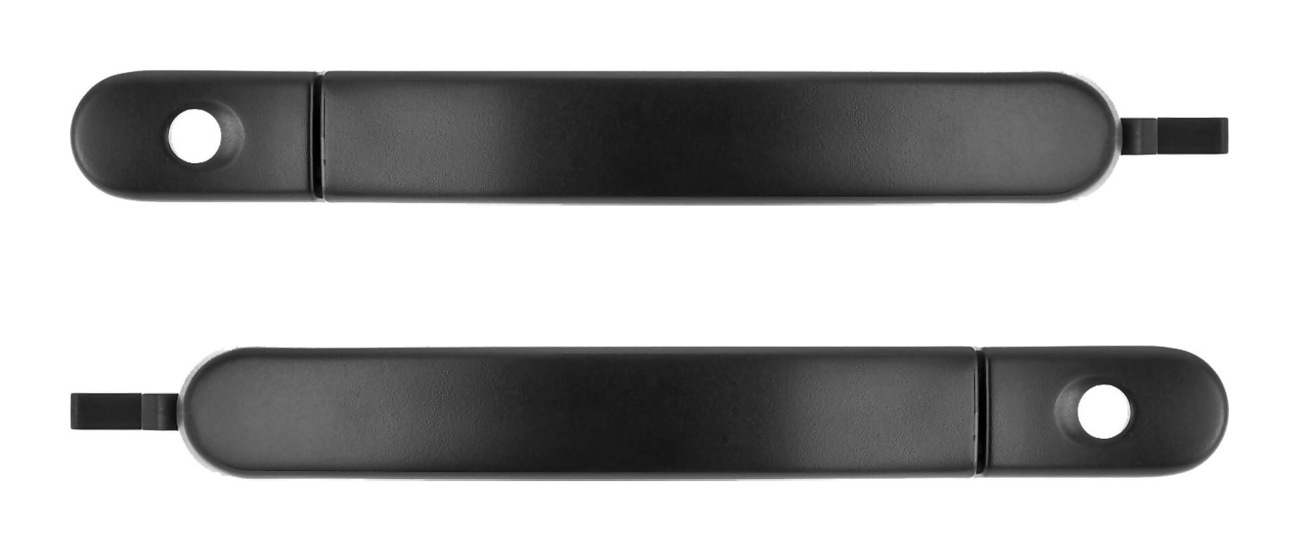 Par De Manijas De Puertas Exteriores Delanteras Negro Con Hoyo Para Llave